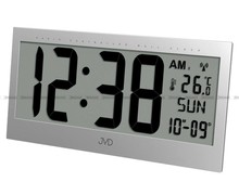 Zegar cyfrowy sterowany radiowo JVD RB9380.2 - 38x19 cm
