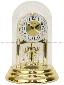 Zegar kominkowy Rhythm CRG120NR18 z kryształkami Swarovski -  17x25 cm