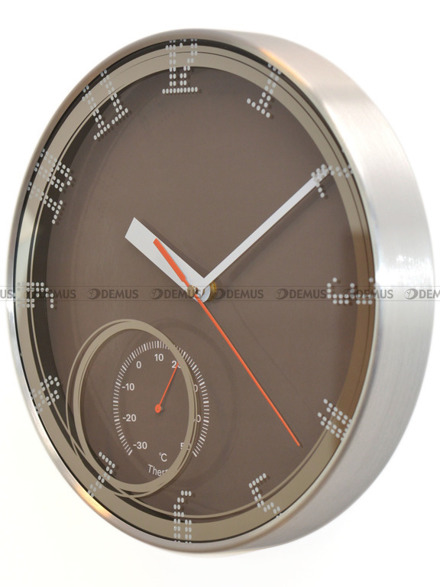 Zegar ścienny z termometrem MPM E04.3083.7090