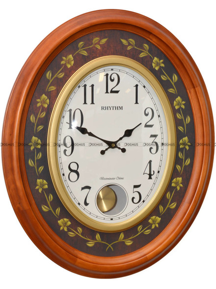Duży zegar ścienny Rhythm CMJ580NR06 - 49x60 cm