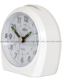 Budzik z płynąca wskazówką Adler 40155-B - 8x8 cm