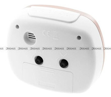 Budzik kwarcowy z płynącą wskazówką JVD SRP001.3 - 10x11 cm