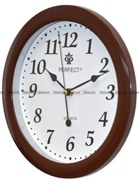 Zegar ścienny Perfect LA17-Shiny-Brown