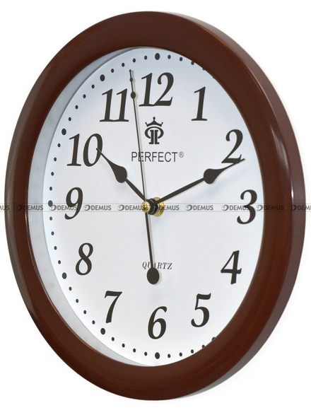 Zegar ścienny Perfect LA17-Shiny-Brown
