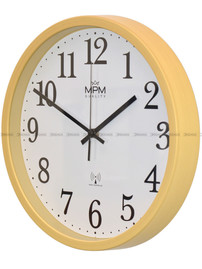 Zegar ścienny MPM Radio Clermont E01.4503.50 - 31 cm - Sterowany radiem