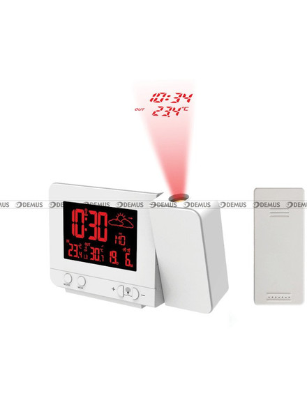 Budzik cyfrowy z projektorem i termometrem JVD RB3531.2