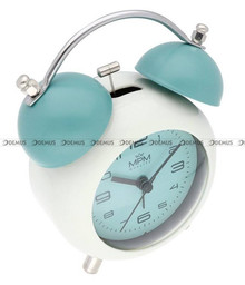Budzik Retro MPM Kitty - B - C01.4433.31 - 11x15 cm - Dzwonienie mechaniczne