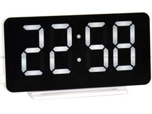 Budzik sieciowy cyfrowy z radiem MPM C02P.4306.00 - 16x9 cm