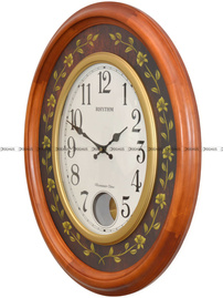 Duży zegar ścienny Rhythm CMJ580NR06 - 49x60 cm