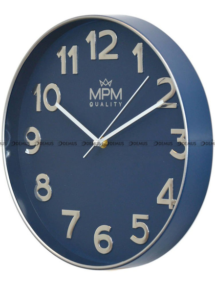 Zegar ścienny MPM Silver Line E01.3905.3232 30 cm