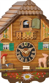 Zegar wiszący z kukułką Hönes K1240 - 1-dobowy - 21x25 cm