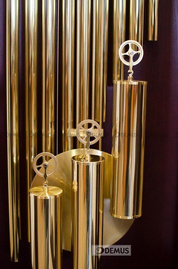 Zegar mechaniczny stojący Hermle Apollo-Tubowy-Gold-05