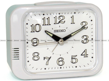 Budzik Seiko QHK058W z dzwonieniem mechanicznym