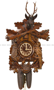 Zegar wiszący z kukułką Engstler 739.8-WA3 - 30x55 cm