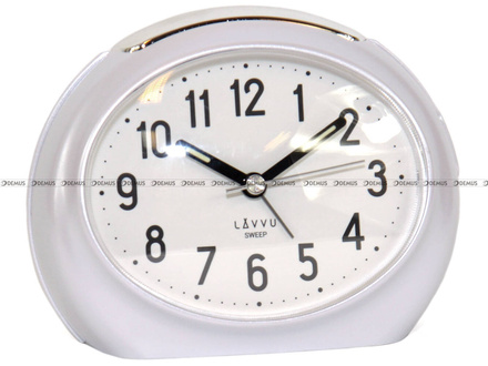 Budzik wskazówkowy LAVVU LAS3050 - 11x9 cm - Płynąca wskazówka
