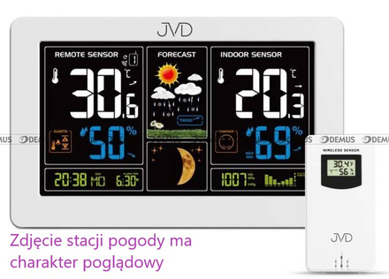 Czujnik do elektronicznej stacji pogody JVD RB3378 - SN3378 - 5x9,5 cm