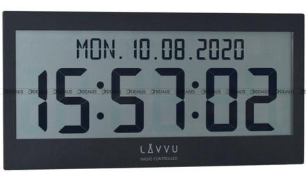 Zegar cyfrowy sterowany falą radiową LAVVU LCX0011