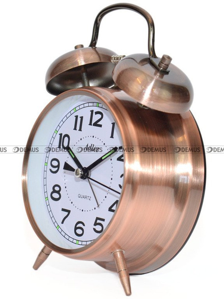 Budzik wskazówkowy Adler 40131-T Retro z dzwonkami