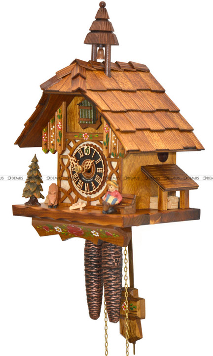 Zegar wiszący z kukułką Hönes K1232/2 - 1-dobowy - 22x29 cm