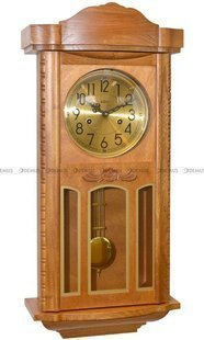 Zegar wiszący mechaniczny Adler 11002-OAK2 - 35x77 cm