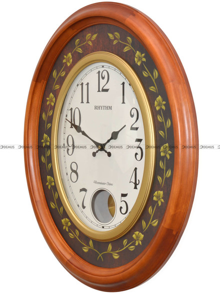 Duży zegar ścienny Rhythm CMJ580NR06 - 49x60 cm