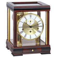 Zegar kominkowy mechaniczny Hermle 22998-070352 - 23x30 cm - Mechanizm 8-dniowy - 11-kamieniowy