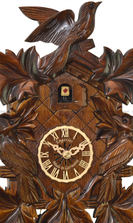 Zegar wiszący z kukułką Engstler 632.8-WA5 - 24x42 cm