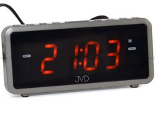 Budzik cyfrowy z termometrem JVD SB701.1 - 16x7,5 cm