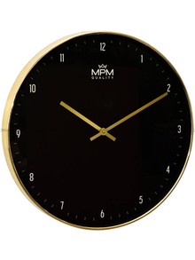 Duży zegar ścienny MPM Goldie E01.4329.8090 - 50 cm