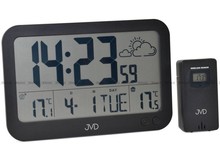 Zegar cyfrowy sterowany radiowo z termometrem JVD RB3565.1 - 23x15 cm