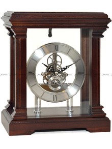 Zegar kominkowy Adler 22145-W drewniany, odcień orzech