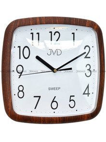 Zegar ścienny JVD H615.6 z tworzywa kwadratowy