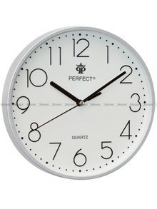 Zegar ścienny Perfect FX-5814 Srebrny - 23 cm