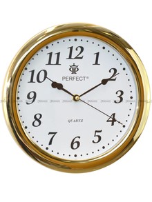 Zegar ścienny Perfect LA17-Shiny-Gold - 29 cm