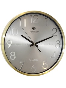 Zegar ścienny Perfect PW267-1700-5-Gold - 36 cm