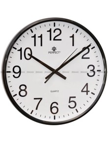 Zegar ścienny Perfect SWL684-Czarny - 30 cm