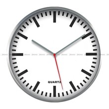 Zegar ścienny aluminiowy E01.2483.7000 - 30 cm