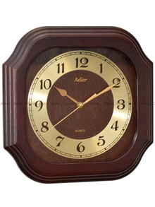 Zegar ścienny drewniany Adler 21149-WA2 - 29x29 cm