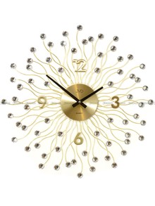 Zegar ścienny z kryształkami JVD HT116.2 - 49 cm
