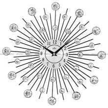 Zegar ścienny z kryształkami MPM Reflecto E04.4282.70 - 34 cm