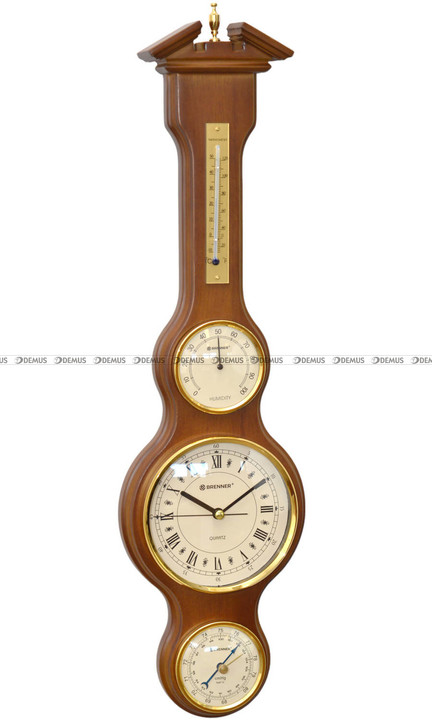 Barometr Termometr Higrometr Zegar Brenner PW985-BWA-MAT - 16x61 cm