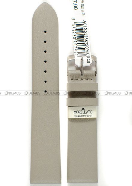 Pasek do zegarka skórzany - Morellato A01X5126875094CR20 20 mm