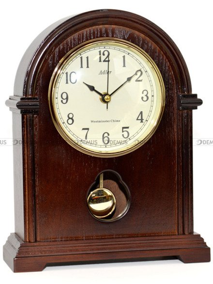 Zegar kominkowy Adler 22019-W - 24x30 cm