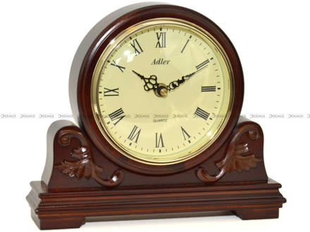 Zegar kominkowy Adler 22131-W drewniany, odcień orzech