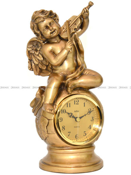 Zegar kominkowy figurka Cherubin Adler 80180G-A - 13x30 cm