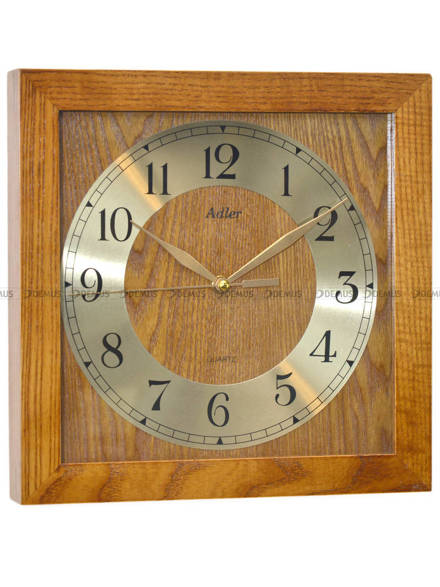 Zegar ścienny Adler 21091A-CD2-G - 27x27 cm