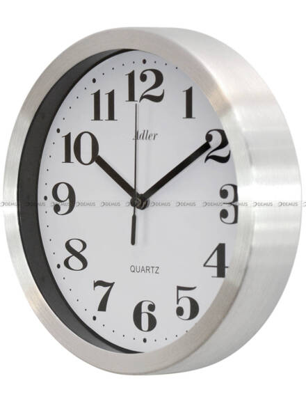 Zegar ścienny Adler aluminiowy 30087 - 20 cm