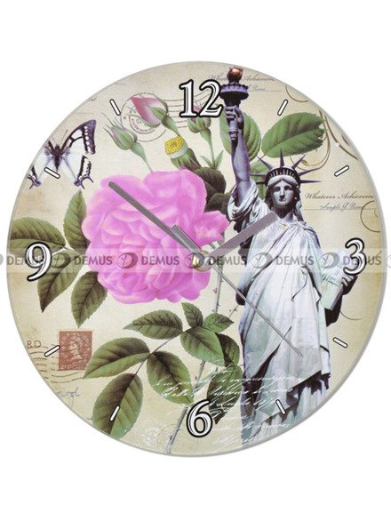 Zegar ścienny Demus S144072 Nowy Jork