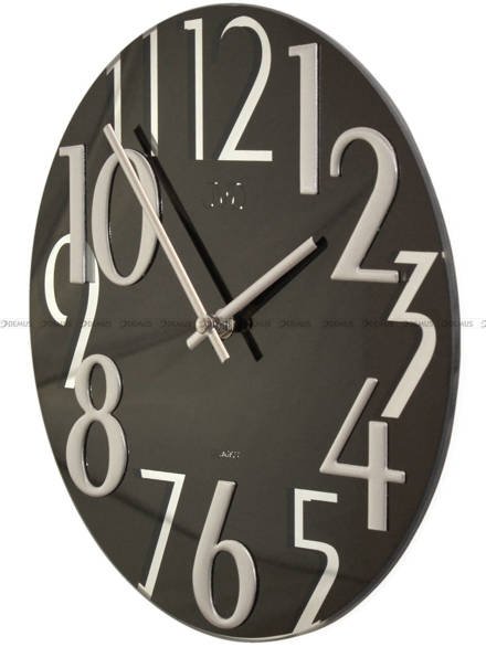Zegar ścienny JVD HT101.2 szklany czarny - 29 cm