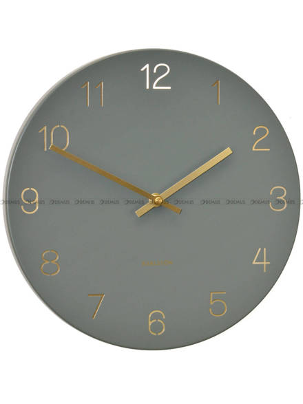 Zegar ścienny Karlsson Charm Engraved Numbers KA5788GR - 30 cm